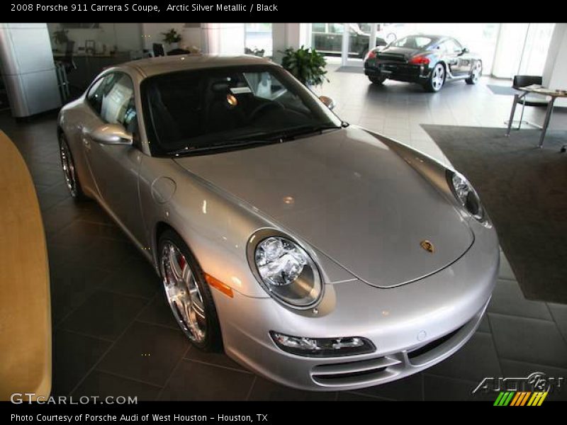 Arctic Silver Metallic / Black 2008 Porsche 911 Carrera S Coupe