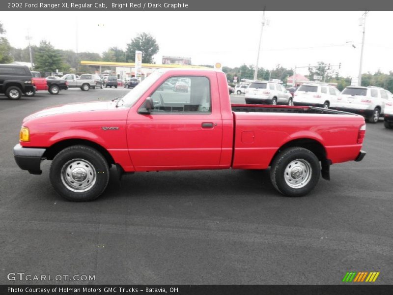 Bright Red / Dark Graphite 2002 Ford Ranger XL Regular Cab