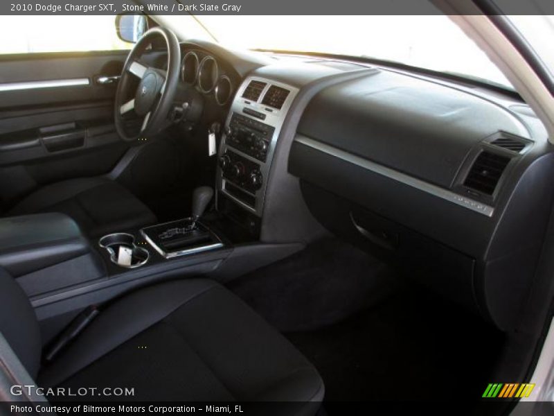 Stone White / Dark Slate Gray 2010 Dodge Charger SXT