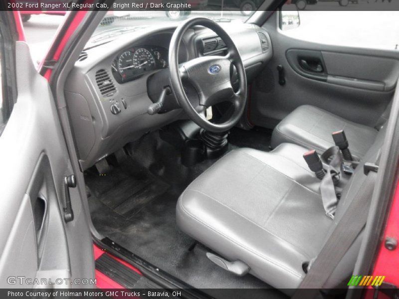 Bright Red / Dark Graphite 2002 Ford Ranger XL Regular Cab