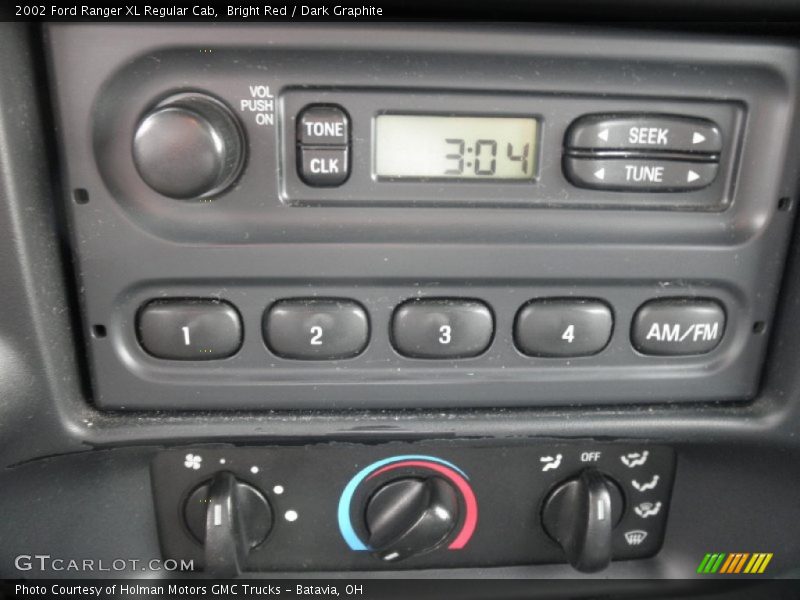 Bright Red / Dark Graphite 2002 Ford Ranger XL Regular Cab