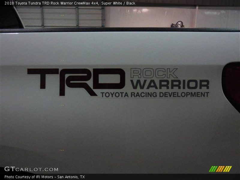 Super White / Black 2010 Toyota Tundra TRD Rock Warrior CrewMax 4x4