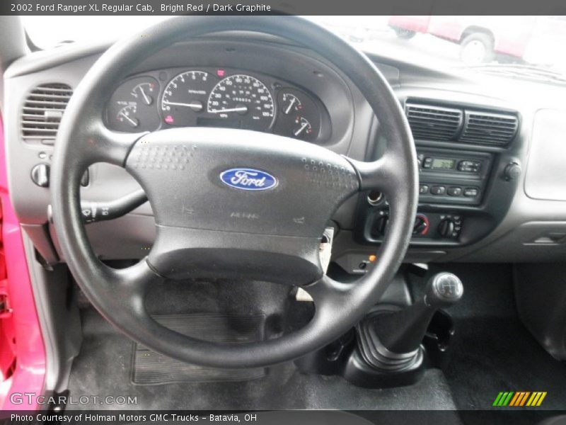 Bright Red / Dark Graphite 2002 Ford Ranger XL Regular Cab