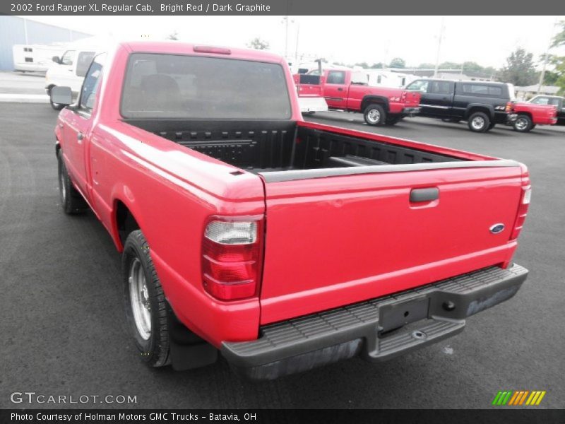 Bright Red / Dark Graphite 2002 Ford Ranger XL Regular Cab