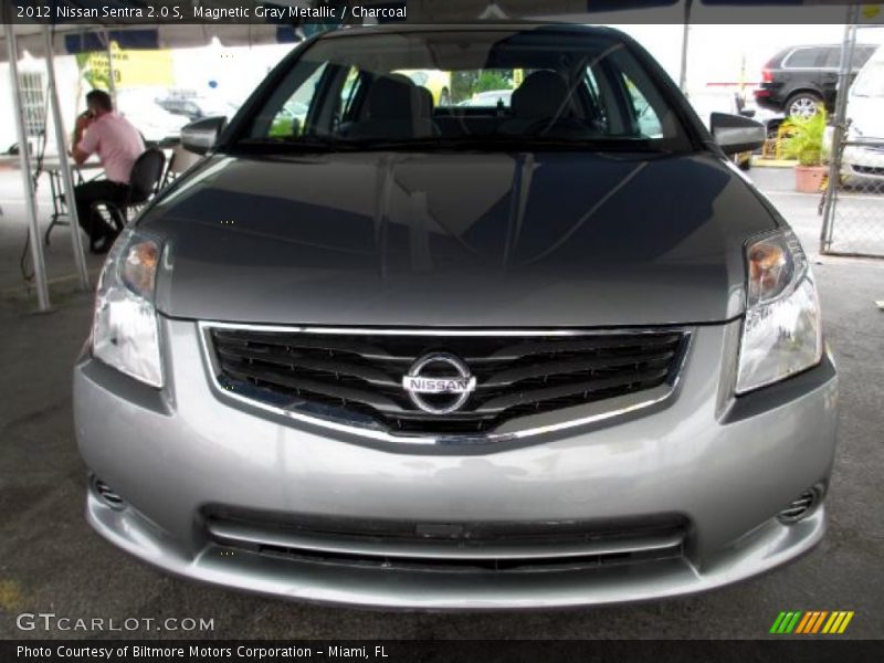 Magnetic Gray Metallic / Charcoal 2012 Nissan Sentra 2.0 S