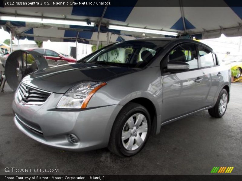 Magnetic Gray Metallic / Charcoal 2012 Nissan Sentra 2.0 S