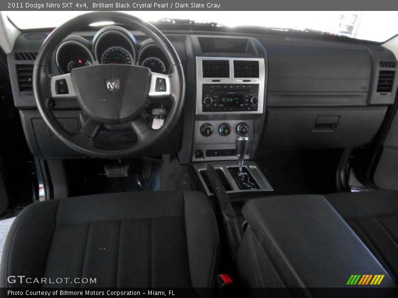 Brilliant Black Crystal Pearl / Dark Slate Gray 2011 Dodge Nitro SXT 4x4