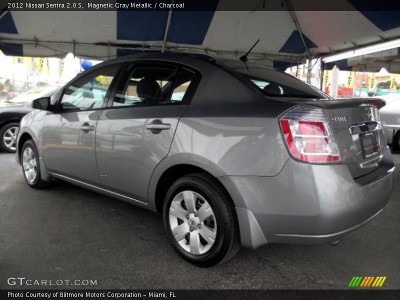 Magnetic Gray Metallic / Charcoal 2012 Nissan Sentra 2.0 S