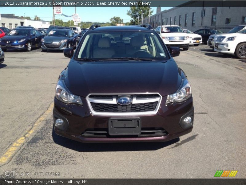Deep Cherry Red Pearl / Ivory 2013 Subaru Impreza 2.0i Sport Premium 5 Door