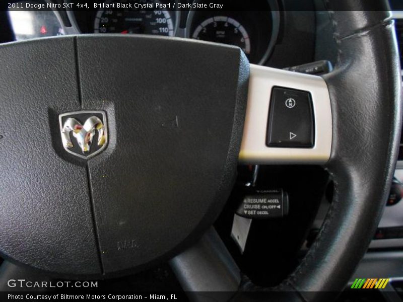 Brilliant Black Crystal Pearl / Dark Slate Gray 2011 Dodge Nitro SXT 4x4