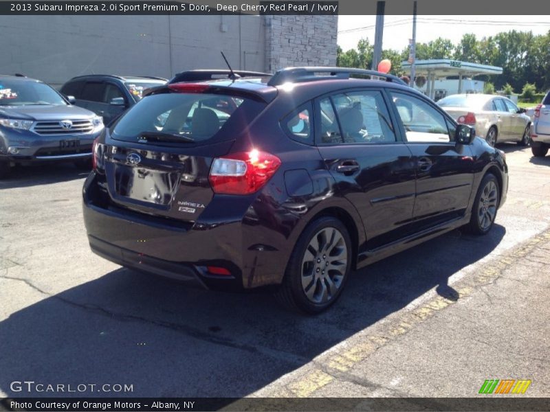 Deep Cherry Red Pearl / Ivory 2013 Subaru Impreza 2.0i Sport Premium 5 Door