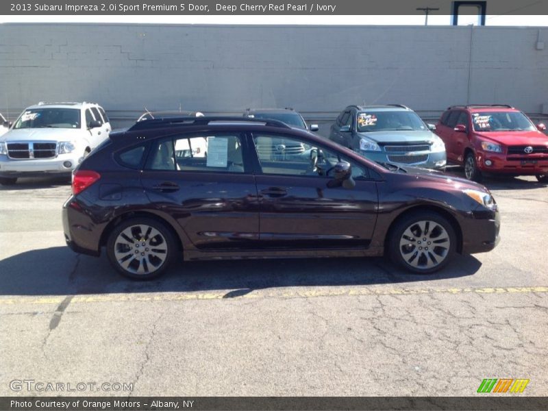 Deep Cherry Red Pearl / Ivory 2013 Subaru Impreza 2.0i Sport Premium 5 Door