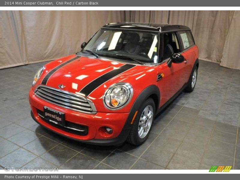 Chili Red / Carbon Black 2014 Mini Cooper Clubman