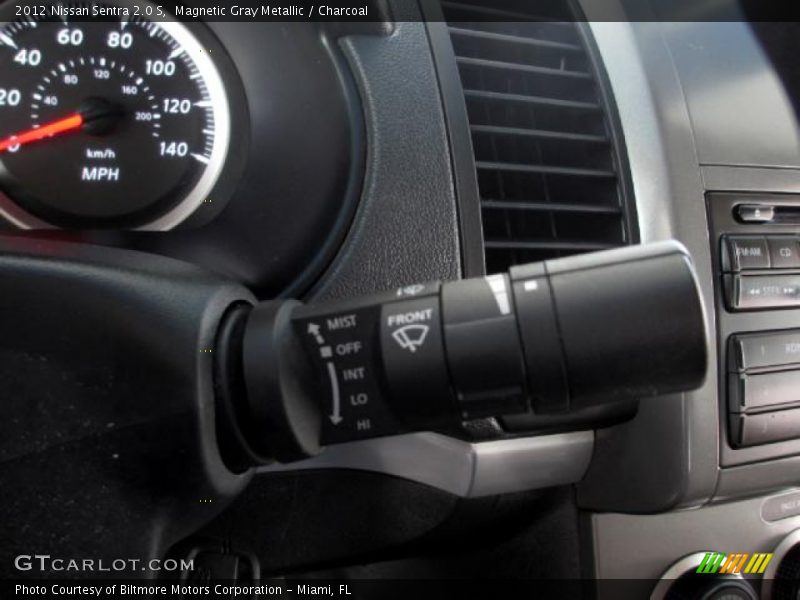 Magnetic Gray Metallic / Charcoal 2012 Nissan Sentra 2.0 S