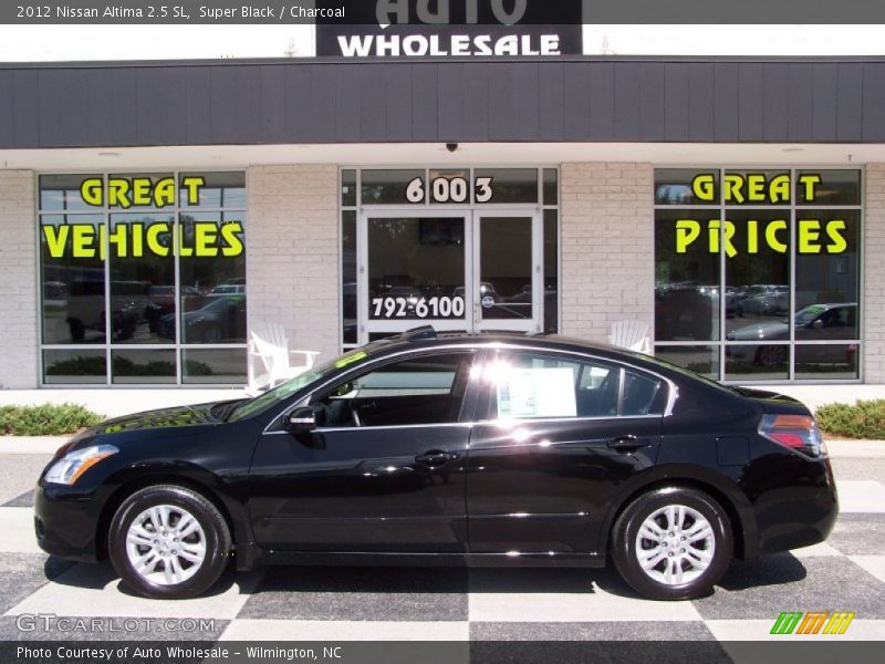 Super Black / Charcoal 2012 Nissan Altima 2.5 SL