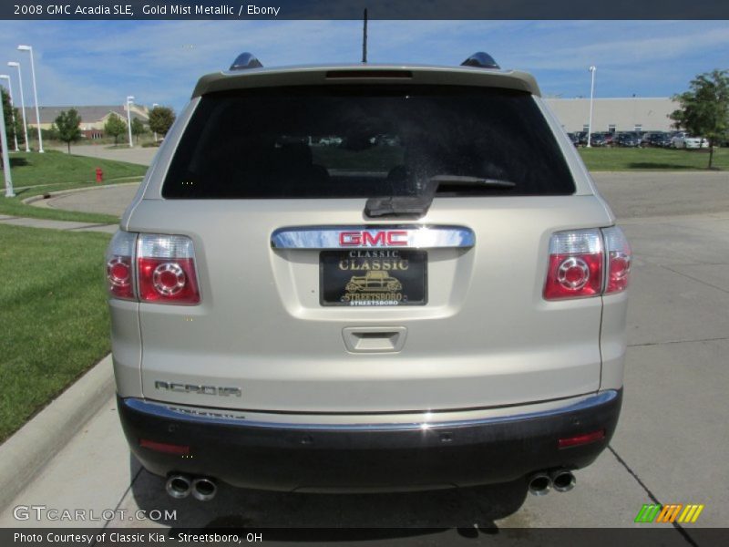 Gold Mist Metallic / Ebony 2008 GMC Acadia SLE