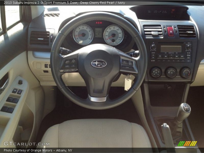 Deep Cherry Red Pearl / Ivory 2013 Subaru Impreza 2.0i Sport Premium 5 Door