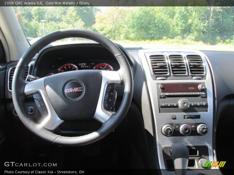 Gold Mist Metallic / Ebony 2008 GMC Acadia SLE