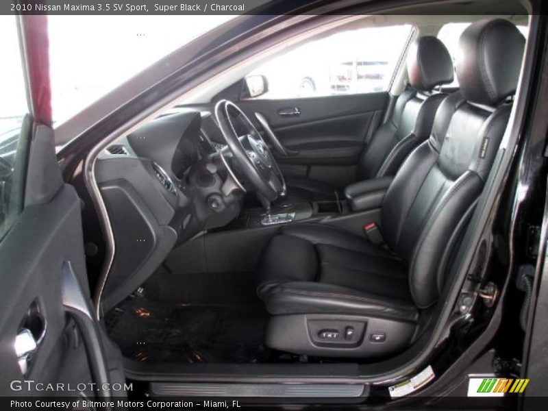 Super Black / Charcoal 2010 Nissan Maxima 3.5 SV Sport