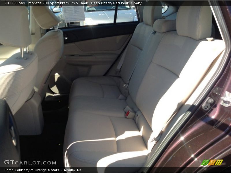 Deep Cherry Red Pearl / Ivory 2013 Subaru Impreza 2.0i Sport Premium 5 Door