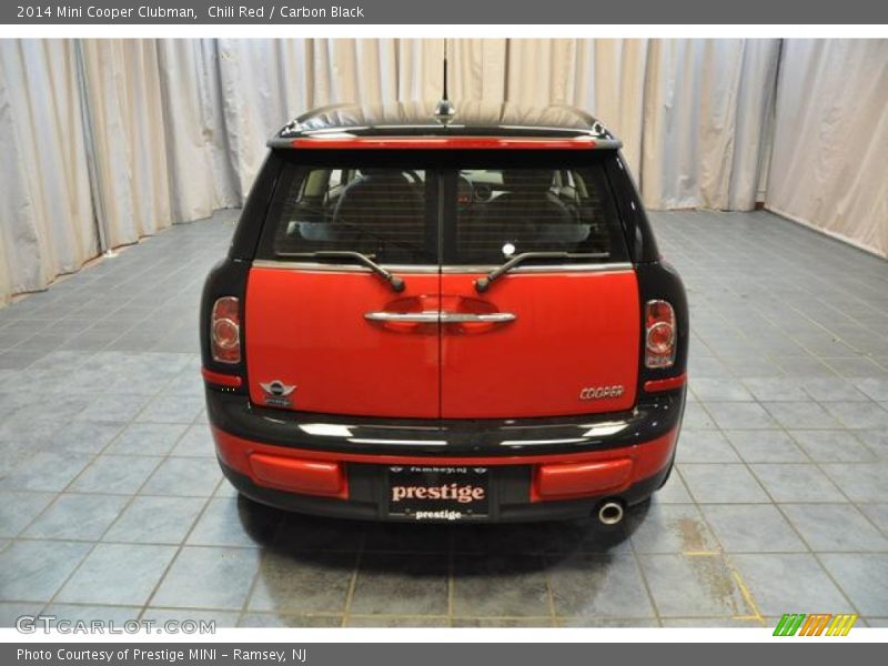 Chili Red / Carbon Black 2014 Mini Cooper Clubman