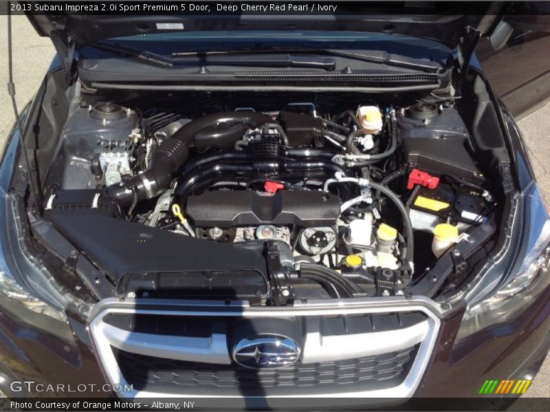 Deep Cherry Red Pearl / Ivory 2013 Subaru Impreza 2.0i Sport Premium 5 Door