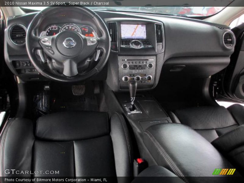 Super Black / Charcoal 2010 Nissan Maxima 3.5 SV Sport