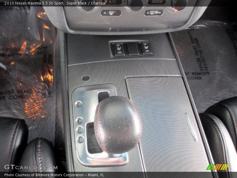 Super Black / Charcoal 2010 Nissan Maxima 3.5 SV Sport
