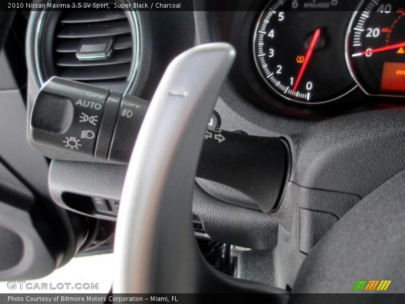 Super Black / Charcoal 2010 Nissan Maxima 3.5 SV Sport