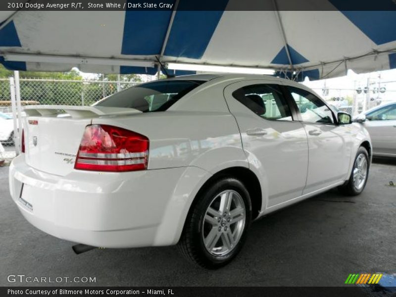 Stone White / Dark Slate Gray 2010 Dodge Avenger R/T
