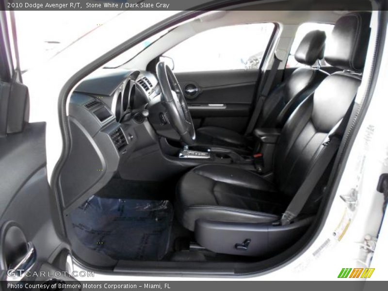 Stone White / Dark Slate Gray 2010 Dodge Avenger R/T