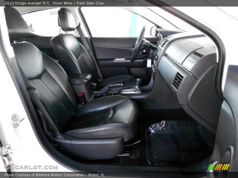 Stone White / Dark Slate Gray 2010 Dodge Avenger R/T