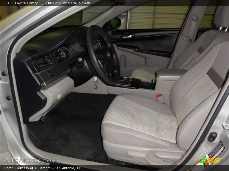 Classic Silver Metallic / Ash 2012 Toyota Camry LE