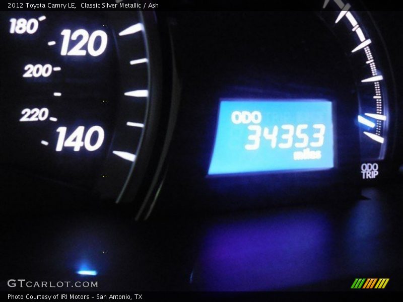 Classic Silver Metallic / Ash 2012 Toyota Camry LE