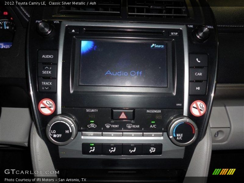 Classic Silver Metallic / Ash 2012 Toyota Camry LE
