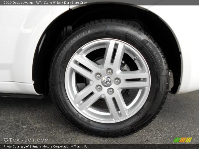 Stone White / Dark Slate Gray 2010 Dodge Avenger R/T