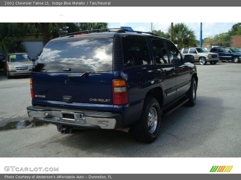 Indigo Blue Metallic / Tan/Neutral 2001 Chevrolet Tahoe LS