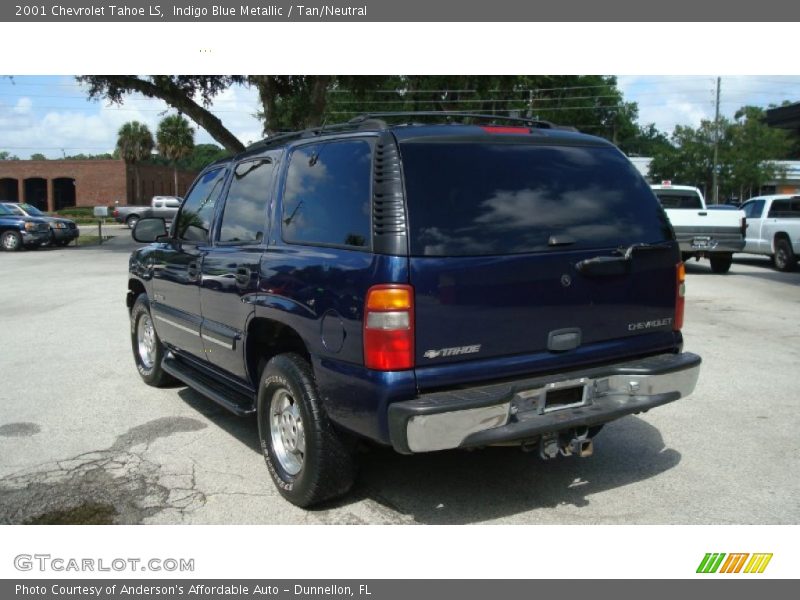 Indigo Blue Metallic / Tan/Neutral 2001 Chevrolet Tahoe LS