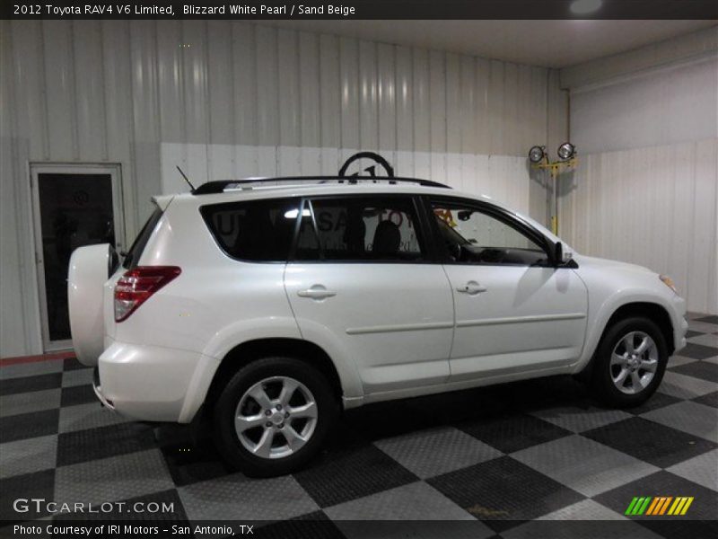 Blizzard White Pearl / Sand Beige 2012 Toyota RAV4 V6 Limited