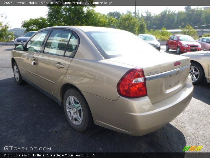 Sandstone Metallic / Cashmere Beige 2007 Chevrolet Malibu LS Sedan