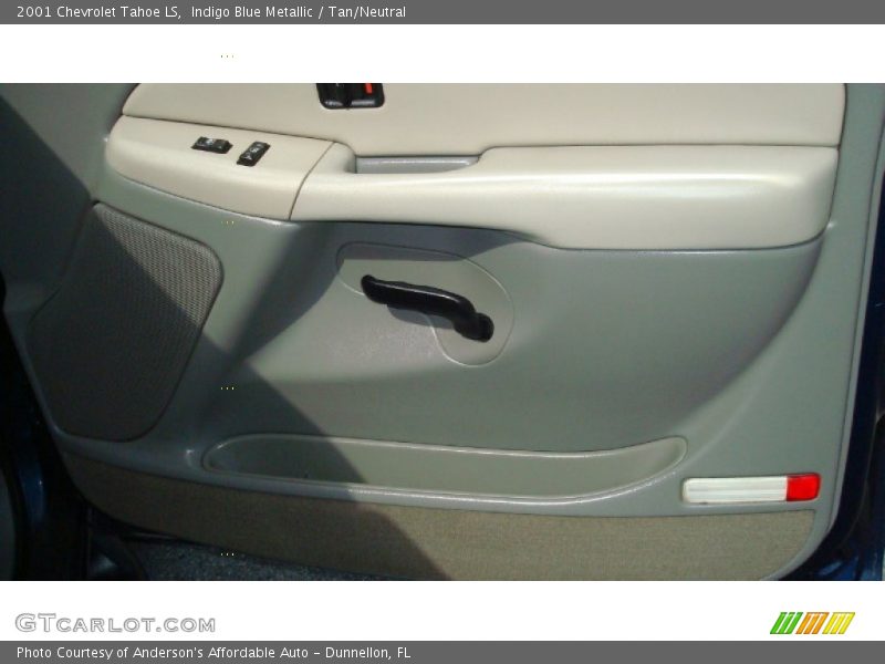 Indigo Blue Metallic / Tan/Neutral 2001 Chevrolet Tahoe LS