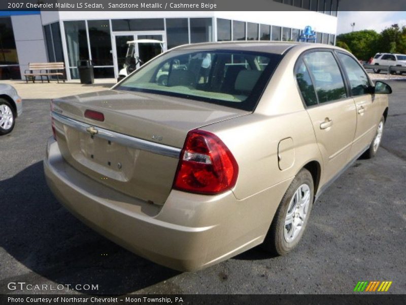 Sandstone Metallic / Cashmere Beige 2007 Chevrolet Malibu LS Sedan