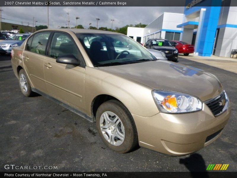 Sandstone Metallic / Cashmere Beige 2007 Chevrolet Malibu LS Sedan