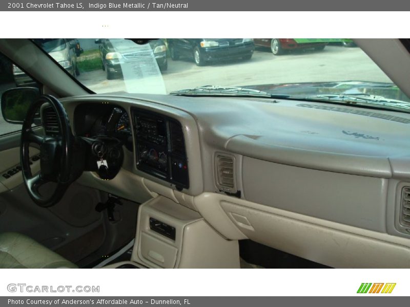 Indigo Blue Metallic / Tan/Neutral 2001 Chevrolet Tahoe LS