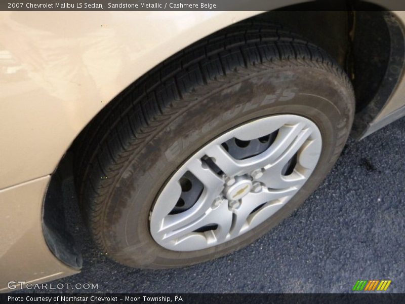 Sandstone Metallic / Cashmere Beige 2007 Chevrolet Malibu LS Sedan