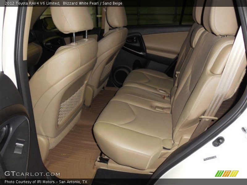 Blizzard White Pearl / Sand Beige 2012 Toyota RAV4 V6 Limited