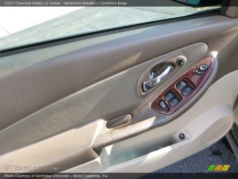 Sandstone Metallic / Cashmere Beige 2007 Chevrolet Malibu LS Sedan