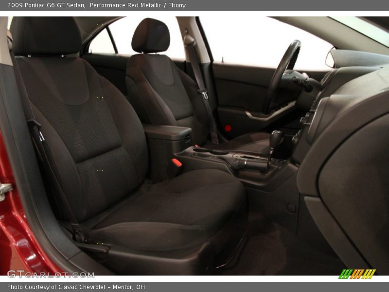 Performance Red Metallic / Ebony 2009 Pontiac G6 GT Sedan