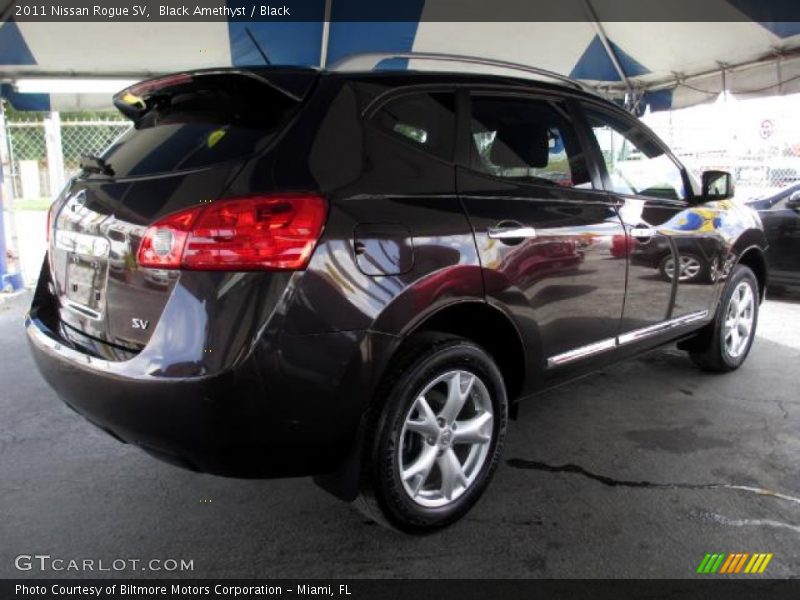 Black Amethyst / Black 2011 Nissan Rogue SV