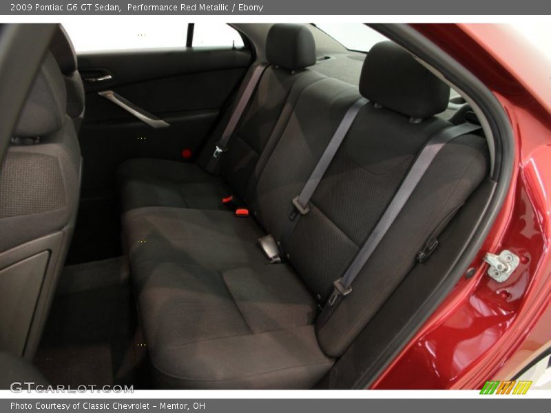 Performance Red Metallic / Ebony 2009 Pontiac G6 GT Sedan